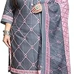 rajnandini Women's Cotton Blend Salwar Suit Set-picture-33