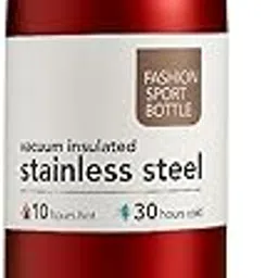 Stainless Steel Vacuum Insulated Water Bottle | Hot & Cold Flask | Leak-Proof Travel Bottle for Office, Gym, and Outdoor Use (Red)-picture-20