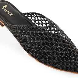 v-walk Fashion-First Smart-Casuals Comfortable Slip-ons Flat Sandals for Women | Easy-To-Wear Slipon Flats | College, Office, Shopping, Outdoor & Fashion Sandals-picture-29