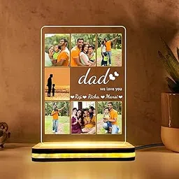 DECOCRU Birthday Gift for Dad | Personalized Photo LED lamp | Night Lamp | Gift for Father's Day |Gift for Dad, Papa, Daddy, Grandfather | Useful Gifting Ideas (6x8 Inch)-picture-26