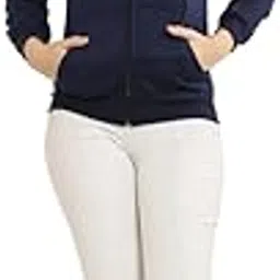 veerstow Classic Full-Zip Hooded Sweatshirt, Front Pockets, Casual Wear-picture-43