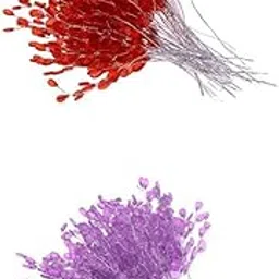 Bnf® 100pcs Artificial Flower Bouquet with Crystal Acrylic Bead Drop | Home & Garden | Home D?©Cor | Floral D?©Cor-picture-32