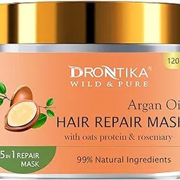 Argan Oil Hair Mask, Ideal For Frizz -Free And Stronger Hair |Paraben, Sulfates Free|For all hair types |Hair Mask for Men & Women 120ml.-picture-21