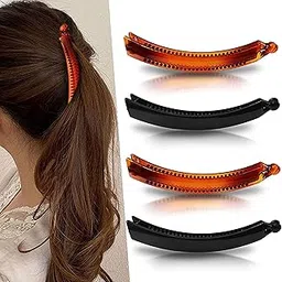 BIRDWARE 4 Pcs Banana Clips For Big Size Hair Accessories Banana Clips For Hair-picture-17