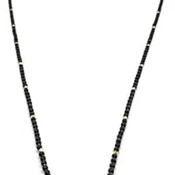 digital dress room Digital Dress Women's Mangalsutra 32-inch Length Gold Plated Vati Tanmaniya Pendent Black Mani (Beads) Single Line Layer Long Mangalsutra Traditional Maharashtrian Style Necklace Jewellery-picture-22
