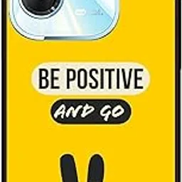 NDCOM for INFINIX HOT 40/40 PRO Back Cover Be Positive and Go Printed Metal Case-picture-17