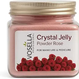 Vosella Professional Crystal Jelly Powder Rose | Soothing Spa Formula for Manicure & Pedicure | Softening Foot & Hand Care Soak | Rose Fragrance | 300g Jar-picture-23
