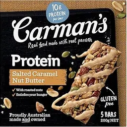 Carman’s Protein Bars- 200gms | Salted Caramel Nut Butter | Roasted Peanuts & Seeds | Daily Protein Bars | High-Protein Energy Snack | Gluten-free | Vegan-picture-54