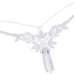 merishopp Lady Open Crotch Crotchless Panties Low Rise Flower Thongs White|Clothing, Shoes & Accessories | Womens Clothing |Sleep | Panties-picture-30