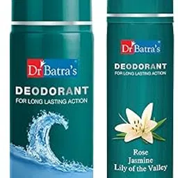 Dr Batra's Unisex Deodarant Spray Rose,Jasmine & Lily Of The Valley And Oceanic Breeze,With Long Lasting Action,Mild Floral Fragrance,Alcohol Free,Side Effect Free,Best Suitable & (150Ml,Pack Of 2)-picture-30