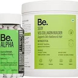 Be Elevated for Men | Testosterone & Vegan Collagen Supplement Bundle | Supports Energy, Muscle Strength, Hormonal Balance & Radiant Skin | Plant-Based Collagen Powder + Testosterone Support Capsules-picture-27