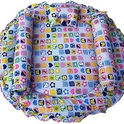 Amardeep Baby Mattress Round Blue 0-6 Months 95cms-picture-28