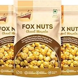 Toku Moku Roasted Makhana I 55g each Healthy Makhana Roasted In Ghee Snacks Gluten Free | Anti Oxidants | MSG Free | Zero Trans Fat | No added Preservatives and No Artificial Flavours (Pack of 5, Chat Masala)-picture-17