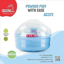 apple baby Powder Puff Box for babies (Blue) (AC372_Blue)-image-32