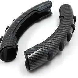Universal Carbon Fiber Steering Wheel Cover,2 Pack Car Steering Wheel Covers,Carbon Fiber Anti-Skid Segmented Car Steering Wheel Protector for Auto/Truck/SUV/Van Steering Wheels Accessories Black…-picture-19