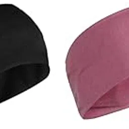 BISMAADH Wide, Moisture Wicking and Non-Slip Exercise Headband for Women and Men image 1
