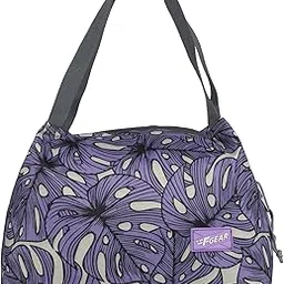 F Gear Tidbit Palm Lavender 5.7L Lunch Bag Padded Insulated Hot Cold Travel Tiffin Bag Food Storage Bag for Work, Students, Office, Picnic, College & School Lunch Bag for Girls Boys Men Women-image-20