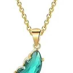 nilu's collection Rose Gold Plated Stylish Butterfly Jewellery Necklace Set for Women, Birthday Gift for girls and women Anniversary Gift for Wife-picture-17