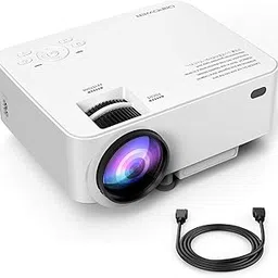 T20 1500 Lumens LCD Mini Projector, Multimedia Home Theater Video Projector Support 1080P HDMI USB SD Card VGA AV for Home Cinema TV Laptop Game iPhone Andriod Smartphone-picture-35