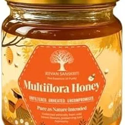Jeevan Sanskriti Multiflora Honey | Raw, Unfiltered, Unheated | Boosts Immunity & Supports Wellness (250 g)-picture-15