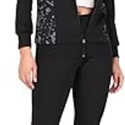 benzos Women's Body Fitted Gym Running Sports Track Suit | Regular Casual Fit | Track Suit for Girls & Women | Fabric - Polyester-picture-17