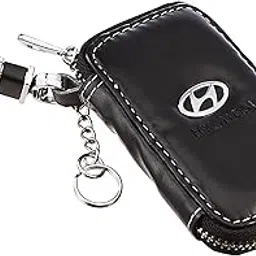 AUTOFRILL Premium Leather car Key Chain, Car Key Case, car Key Holder Protection, Car Keychain, Coin Holder, Auto Remote Keyring (Hyun-Dia)-image-88