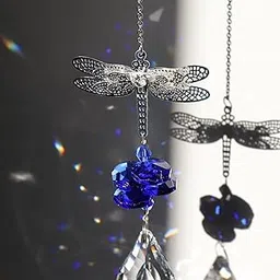 LICHTS Crystal Suncatcher Glass Ball Hanging Rainbow Maker Wedding Decor Deep Blue-image-12