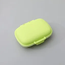 TruMedix® Nose Pill Organizer Box – Portable 8 Compartment Travel Medicine Storage Case, Moisture-Proof Pill Container, BPA-Free Wheat Straw Vitamin Holder, Daily Pill Box for Tablets & Capsules (Green)-image-87