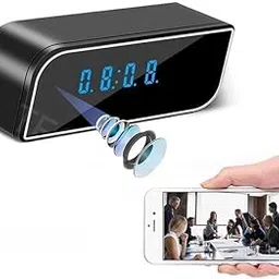Dr Vision Wi-Fi Camera Table Clock Wireless Camera with Motion Detection, Room Thermometer, Alarm Clock Camera Home Video Recording with Audio, Night Vision Camera-image-20