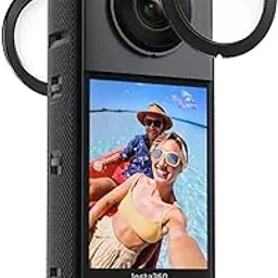 iEDS Premium Sticky Lens Guard for Insta360 One X3 Action Camera (One X3 Lens Guard), Black-picture-37