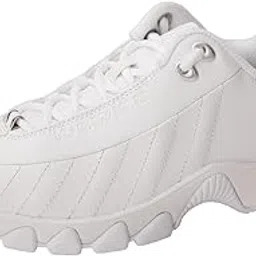 k-swiss Women's ST329 CMF Sneaker, White/Silver, 9-picture-53