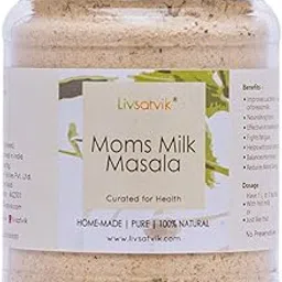 Livsatvik Moms Milk Masala (275 g) | 100% Natural Homemade | For Pregnant and Feeding Mothers | Enriched With Shatavari, Cashew, Pista, Nutmeg-picture-44