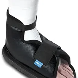 Vissco Cast Shoe, Ankle Support for Firmness & Prevents Wear & Tear of the Cast Cover, Plaster Covering Shoe, Medium (Grey)-picture-20