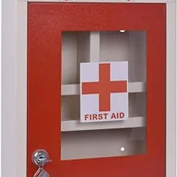 Plantex First Aid Box/Medical Box/Emergency First Aid Kit Box/Medicine Storage Box for Home, School & Office with Multi Compartment - (Red & Ivory) – Wall Mount – Metal-picture-66
