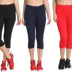 Zunaira Capris for Womens/Girls 3/4 Leggings for Women Capri of Women Combo of 3-picture-44
