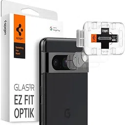 Spigen Glas.tR EZ Fit Optik Tempered Glass Camera Lens Protector Guard for Pixel 8 Pro (Clear) - 2 Pack-picture-14