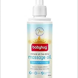 Babyhug Mineral Oil Free Daily Massage Oil, 200 ml, Soothing & Moisturising | Made With 7 Oil Formula-picture-31