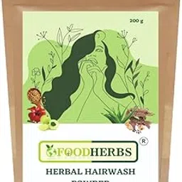 Foodherbs Herbal Hair Wash Powder | 500g | Natural Hair Cleanser & Shampoo | Chemical-Free Ayurvedic Hair Care | Soft, Shiny & Voluminous Hair | Eco-Friendly Hair Wash-picture-50
