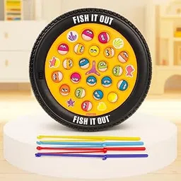 Mini Explorer Fishing Game with Music and Rotating Pond|Sound Toy for Kids 4+Yrs|Indoor Musical Toy|Skill Development|15 Fishes & 4 Fishing Poles|Birthday Return Gifts for Kids-picture-31