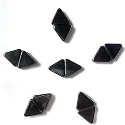 10PCS-Small Magnets Set for Boards, Art and Crafts Work, Home Improvement,Fridge Stickers School Hobby Projects, Office 3 mm Thickness, Pack of 10PCS) Triangle Shape-picture-15