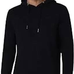 van heusen Men's Hooded Neckline Full Sleeve Premium Cotton Blend Sweatshirt for Men | Effortless Styling | Comfort Wear-picture-35