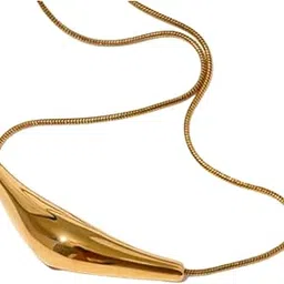 pendant necklace chain for women girls pearl anti tarnish stainless steel gold stylish Neck Chain | Locket | Modern Design | Birthday Special Occassion Gift | Aesthetic Jewellery | Accessories-image-95