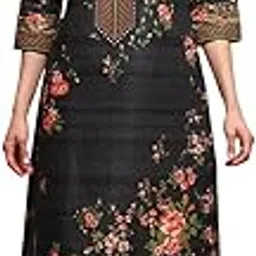 biba Women's Cotton Printed Straight Kurta-picture-12
