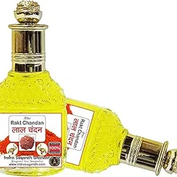 INDRA SUGANDH BHANDAR Lal Chandan Attar Alcohol Free Real & Pure Red Sandalwood 25ml Rollon Pack Rakta Sandal Combination Perfume 24 Hours Long Lasting Fragrance-image-13
