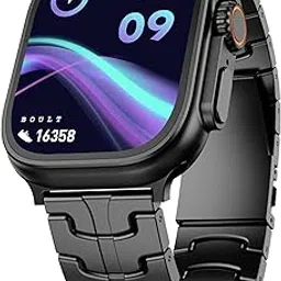Boult Newly Launched Crown Pro Smart Watch 2.01'' AMOLED, BT Calling, Working Crown, Zinc Alloy Frame, AI Voice Assistant, SpO2 Monitoring, 120+ Sports Mode (Metal Black)-picture-31