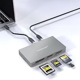 Multifunction Card Reader for CFexpress Type B, CFexpress Type A, SDXC UHS-II, microSD/SD Cards and Built-in M.2 NVMe SSD Enclosure One Slot(Up to 10Gbps)-picture-26