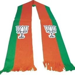 Sattie BJP Flag A-Foldable Body Flag (Cotton) - Green, Red - Political Events, National Holidays-picture-25