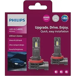 Philips Ultinon Access LED car headlight bulb (H11), ultra-compact direct-fit, 80%, 6000K, set of 2-picture-11