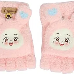 fabseasons Baby Girls Acrylic Wool Winter Gloves-picture-30