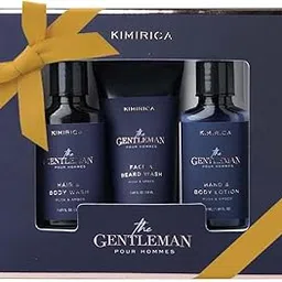 Kimirica Gentlemen Bath Care Trio Gift Set For Men's |Premium Gift Set For Husband & Boyfriend Set of 3-image-87